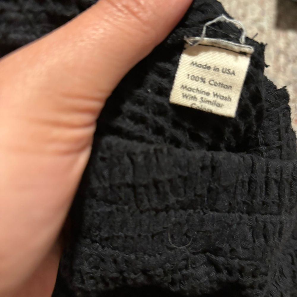 NWOT DONNI. Waffle Henley Short Button- Size XS - Picture 5 of 12